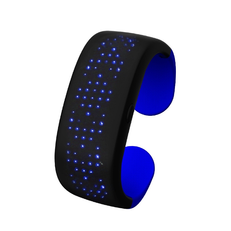 Advertising promotion LED luminous bracelet can be customized content LOGO company annual meeting group construction gift display word bracelet